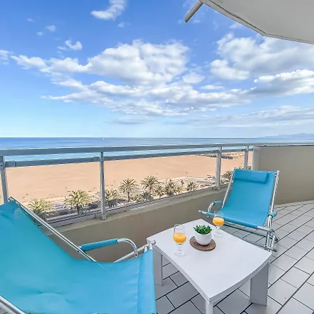 Appartement Balcon Vue Mer, Lumineux Et Parking Privé Canet-en-Roussillon