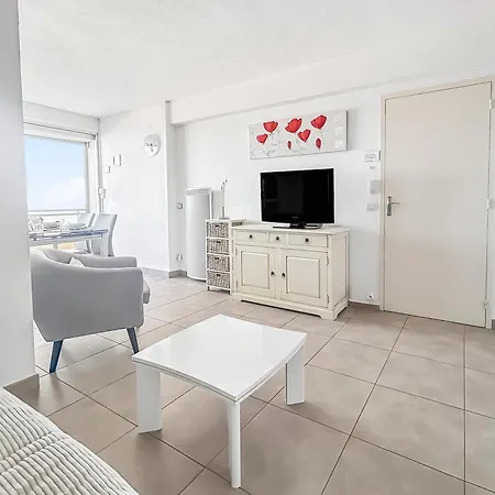 Balcon Vue Mer, Lumineux Et Parking Privé Canet-en-Roussillon