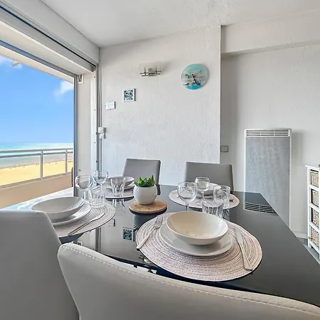 Balcon Vue Mer, Lumineux Et Parking Privé Appartement Canet-en-Roussillon