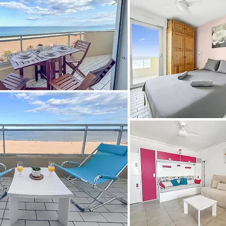 Balcon Vue Mer, Lumineux Et Parking Prive Canet-en-Roussillon