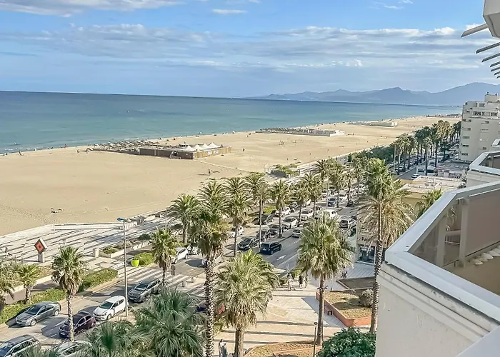 Balcon Vue Mer, Lumineux Et Parking Prive Canet-en-Roussillon